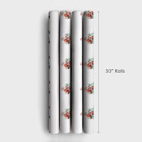 Mint Green Holiday Gift Wrap, Retro Santa Scooter Wrapping Paper, Adorable Christmas Wrapping Paper, Whimsical Winter Wrapping Paper Roll