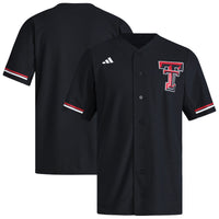 Black Texas Tech Red Raiders Replica Baseball Jersey