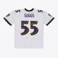 Baltimore Ravens Terrell Suggs White 2003 Legacy Replica Player Jersey