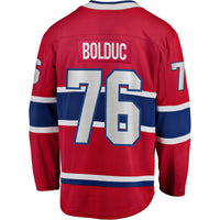 Montreal Canadiens Zack Bolduc Red Home Breakaway Jersey