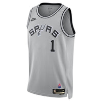 San Antonio Spurs Classic Edition Jersey - Silver - Victor Wembanyama