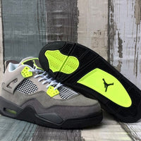 Low Top Sneakers, Green Gray Colorway, Lace Up Design, Casual Gift for Sneaker Fans