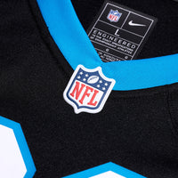 Carolina Panthers Jalen Coker Black Team Game Jersey