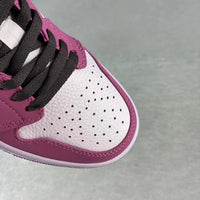 Retro Mid Top Basketball Shoes, Purple Gray Colorway, Lace Up Design, Casual Gift for Shoe Lovers
