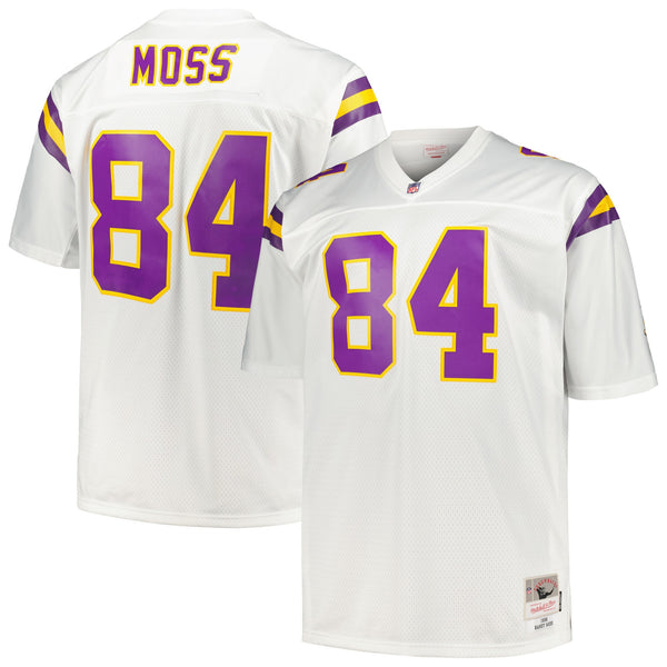 Minnesota Vikings Randy Moss White Big & Tall 1998 Legacy Retired Player Jersey