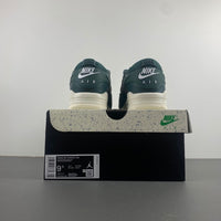 Low Top Sneakers, Army Green White Colorway, Lace Up Design, Casual Gift for Sneaker Fans