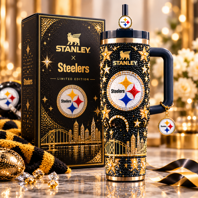 Stanley x Steelers Elegant Starry Tumbler