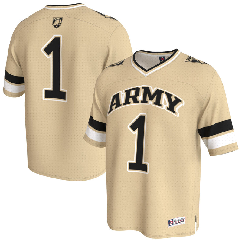 Army Black Knights Lightweight Collegiate Football Fashion Jersey - Gold