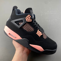 Mid Top Sneakers, Black Pink Colorway, Lace Up Design, Casual Gift for Sneaker Fans