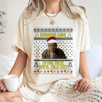 Humorous Christmas T-Shirt, Sinful Cold Cuts Holiday Shirt, True Crime Meme Graphic Tee, Dark Humor Winter Holiday Xmas T-Shirt