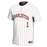 #1 Charleston Cougars Lightweight Softball Jersey - White