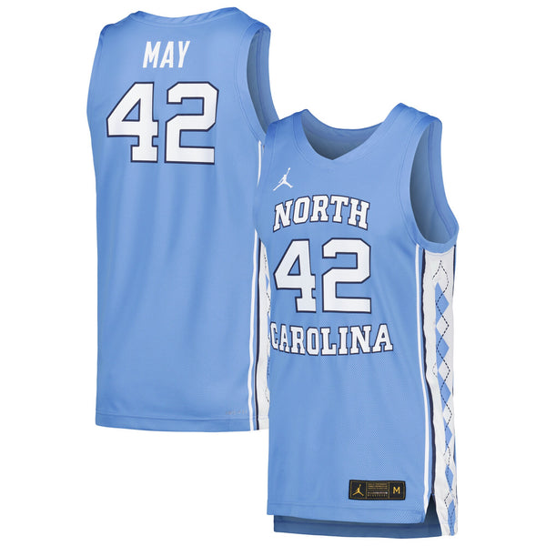 Sean May North Carolina Tar Heels Replica Basketball Player Jersey - Carolina Blue