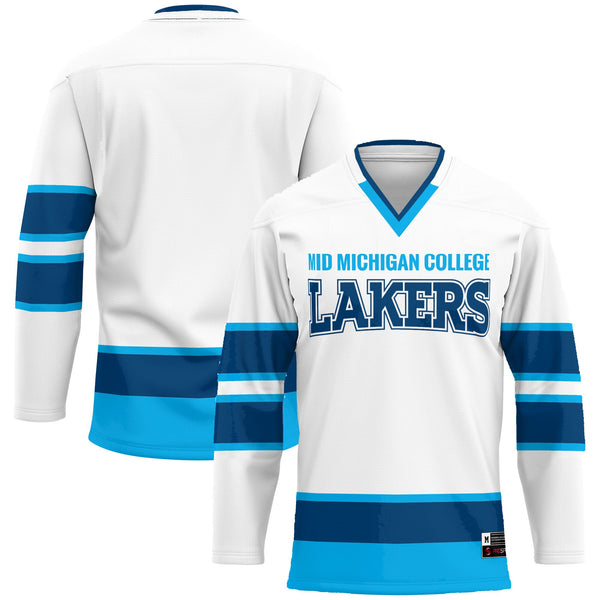 Mid Michigan College Hockey Jersey - White