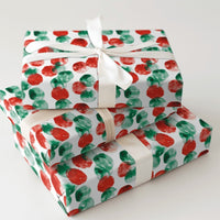Red Green Gift Wrap, Watercolor Polka Dot Wrapping Paper, Modern Dot Wrapping Paper, Adorable Holiday Gift Wrap, Christmas Wrapping Paper