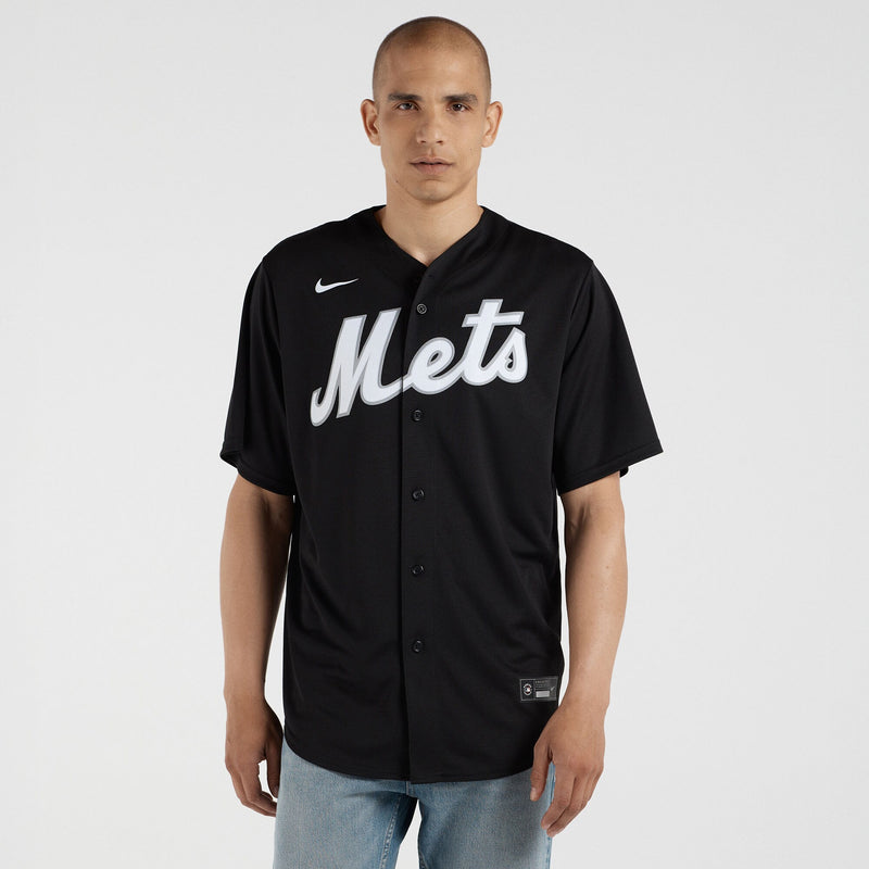 New York Mets Francisco Lindor Black Replica Player Jersey