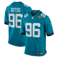 Jacksonville Jaguars Adam Gotsis Teal Game Jersey