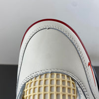 Low Top Sneakers, White Black Red Colorway, Lace Up Design, Casual Gift for Sneaker Fans