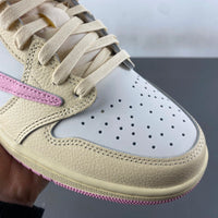 Low Top Sneakers, Pink Colorway, Reverse Hook Design, Lace Up Design, Casual Gift for Sneaker Fans