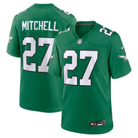 Philadelphia Eagles Quinyon Mitchell Kelly Green Alternate Game Jersey