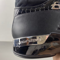 High Top Sneakers, Black Colorway, Lace Up Design, Casual Gift for Sneaker Fans