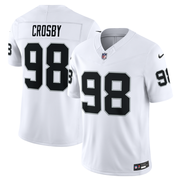 Las Vegas Raiders Maxx Crosby White Stitched Limited Jersey