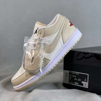 Low Top Sneakers, White Yellow Colorway, Lace Up Design, Casual Gift for Sneaker Fans