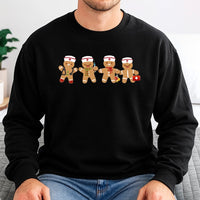 Adorable Holiday Medical Cookie Crewneck, Gingerbread Nurse Christmas Sweatshirt, RN LPN Christmas Pullover, Adorable Hospital Scrub Sweater