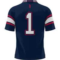 #1 Duquesne Dukes Football Jersey - Blue
