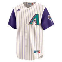 Arizona Diamondbacks Randy Johnson Cream Throwback Cooperstown Collection Limited Jersey