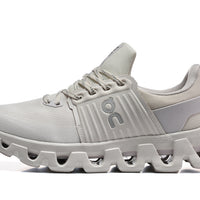 Low Top Sneakers, Gray Colorway, Lace Up Design, Casual Gift for Sneaker Fans