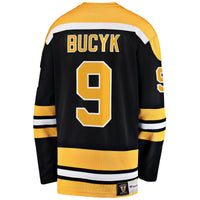 Boston Bruins John Bucyk Black Premier Breakaway Retired Player Jersey