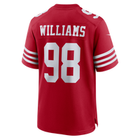 San Francisco 49ers Mykel Williams Scarlet Team Game Jersey