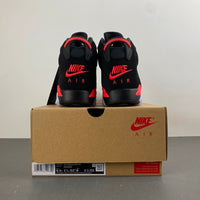 Retro High Top Sneakers, Black Red Colorway, Lace Up Design, Casual Gift for Sneaker Fans