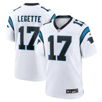 Carolina Panthers Xavier Legette White Game Jersey