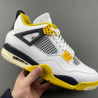 Low Top Sneakers, White Black Yellow Colorway, Lace Up Design, Casual Gift for Sneaker Fans