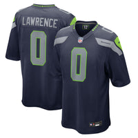 Seattle Seahawks DeMarcus Lawrence College Navy Team Game Jersey