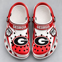 UGA in Red and White - A Clog Study in Collegiate Identity