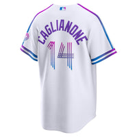 Kansas City Royals Jac Caglianone White 2026 City Connect Stadium Jersey