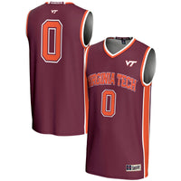#0 Virginia Tech Hokies Lightweight Basketball Jersey - Maroon