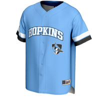 Johns Hopkins Blue Jays Spirit Baseball Jersey - Light Blue