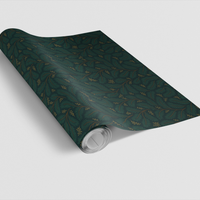 Botanical Pine Needle Gift Wrap, Evergreen Pine Wrapping Paper, Christmas Tree Branch Gift Wrapping Paper, Winter Holiday Present Wrap