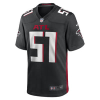 DeAngelo Malone Atlanta Falcons Black Game Player Jersey