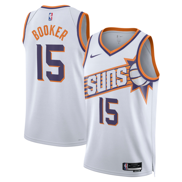 Phoenix Suns Association Edition Swingman Jersey - White - Devin Booker