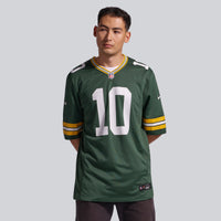 Green Bay Packers Jordan Love Green Player Game Jersey