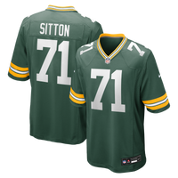 Green Bay Packers Josh Sitton Green Retired Game Jersey