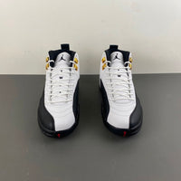 Retro Low Top Sneakers, White Black Gold Colorway, Lace Up Design, Casual Gift for Sneaker Fans