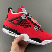 Retro Mid Top Sneakers, Red Colorway, Lace Up Design, Casual Gift for Sneaker Fans