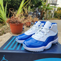 Sneakers, Royal Blue White Colorway, Lace Up Design, Casual Gift for Sneaker Fans