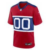 New York Giants Century Red Alternate Game Custom Jersey
