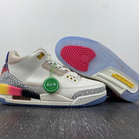 Low Top Sneakers, Blue White Yellow Colorway, Gradient Colorway, Lace Up Design, Casual Gift for Sneaker Fans